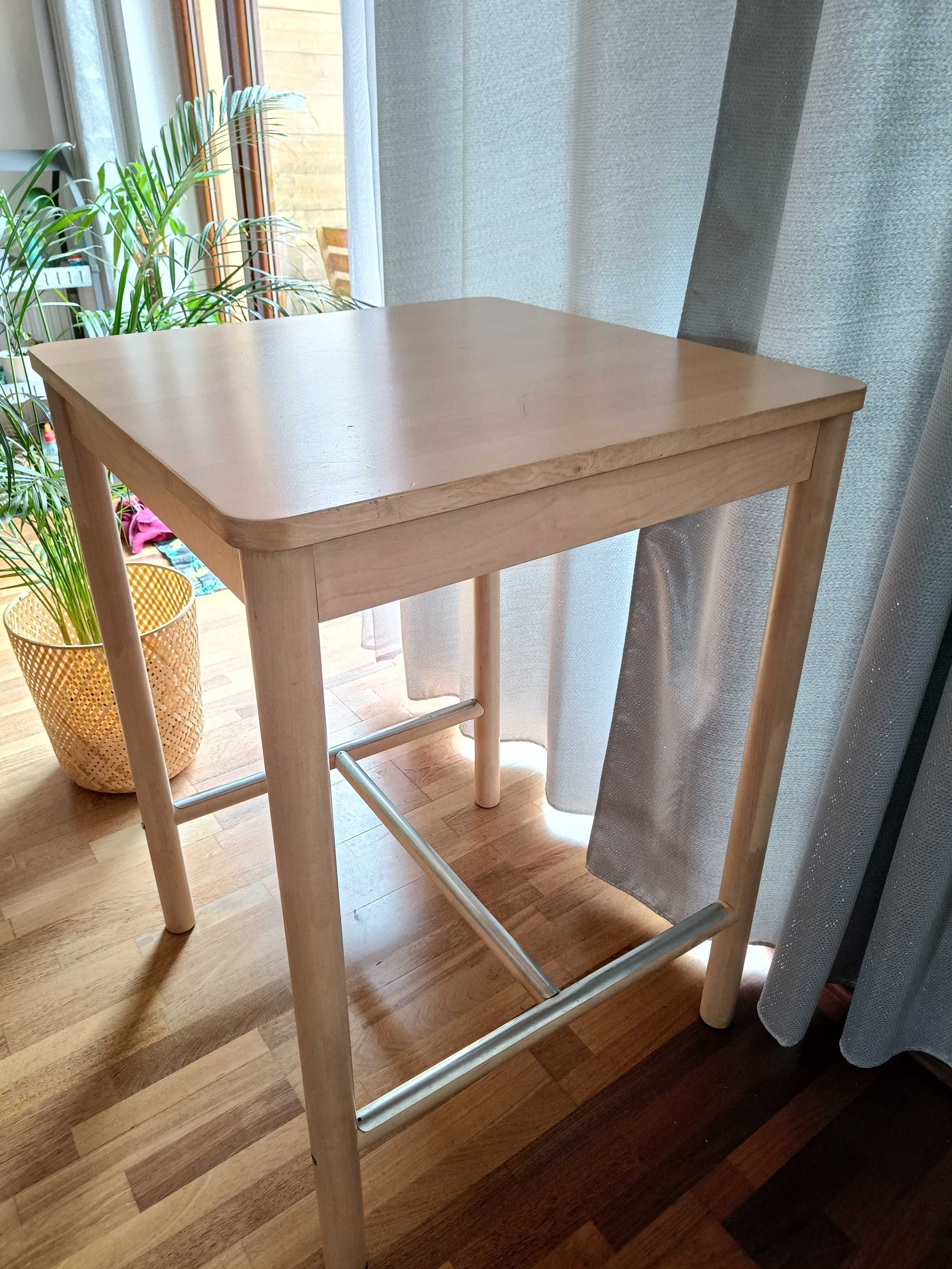 Stół wysoki barowy Ronninge brzoza 75x75 cm