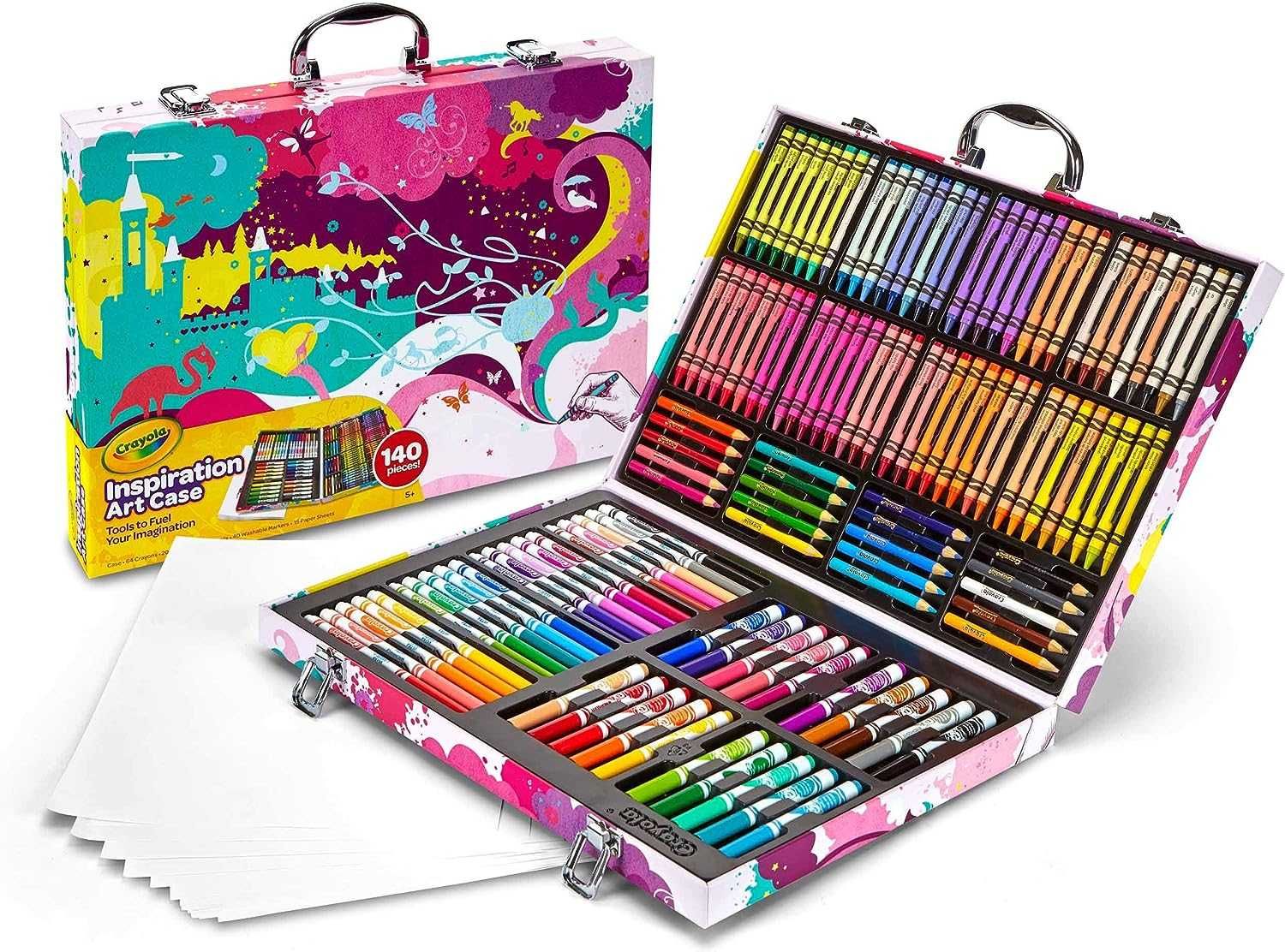 Crayola Inspiration Art Case Pink (140pc) Крайола Набір для малювання