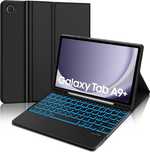 JADEMALL etui klawiatura LED RGB touchpad Samsung Galaxy Tab A9 Plus