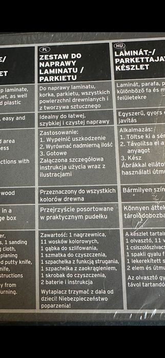 Zestaw do naprawy parkietu Powerfix