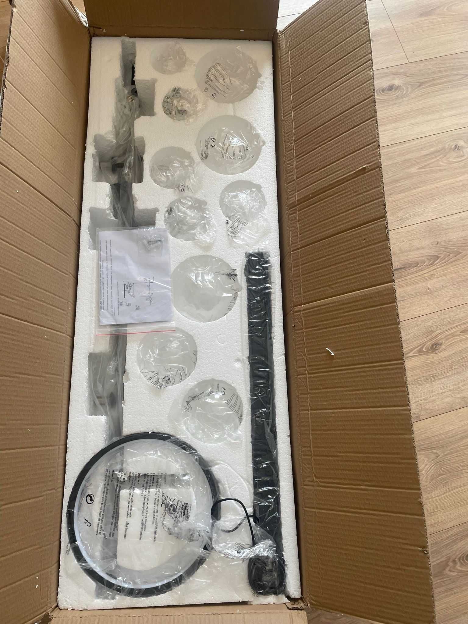 Nowa Podwieszana lampa Orion Long-120 MP0084-L1200 LED czarna+żarówki