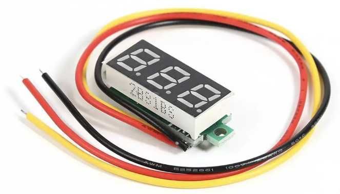 Мини-вольтметр Светодиодный индикатор 0-100 В постоянного тока разные