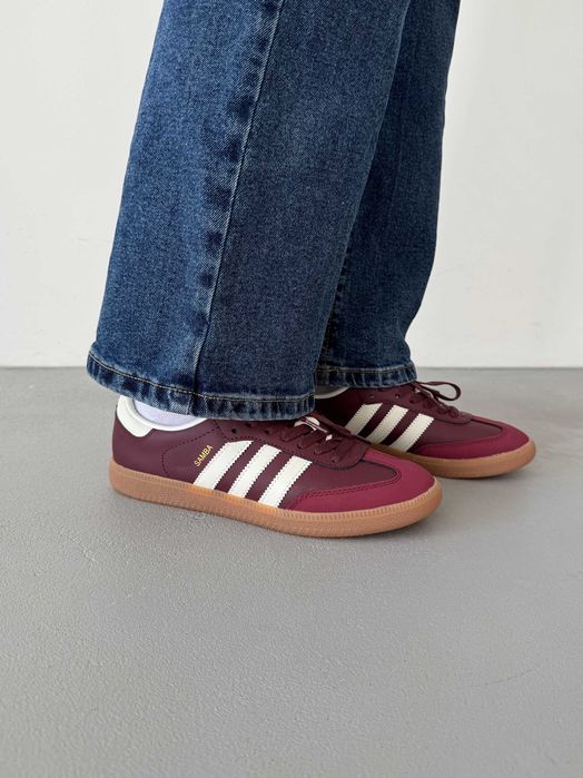 Кросівки Adidas Samba Bordo 36-45 (Оплата при отриманні)