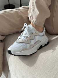 Чоловічі кросівки Adidas Ozweego білий з сірим A00129 СУПЕР