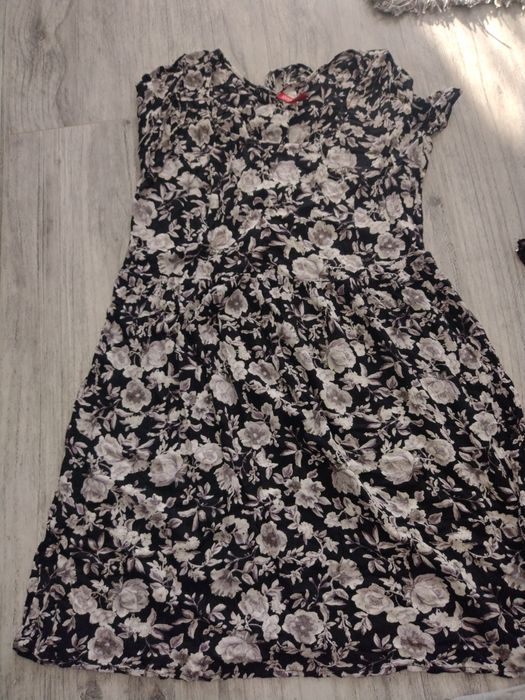 Zestaw ubrań ciążowych r. S/M sukienka spodnie