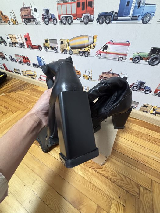 Шкіряні ботфорти чоботи attizzare