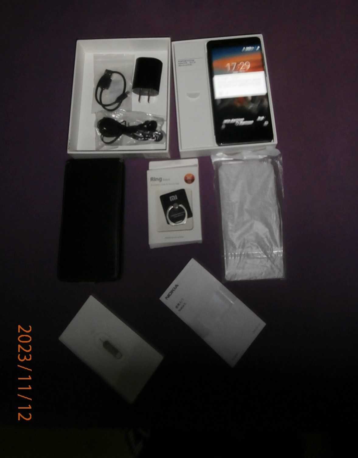 Nokia 6 + ładowarka stojąca, etui, inne dodatki - sprawna czytaj opis