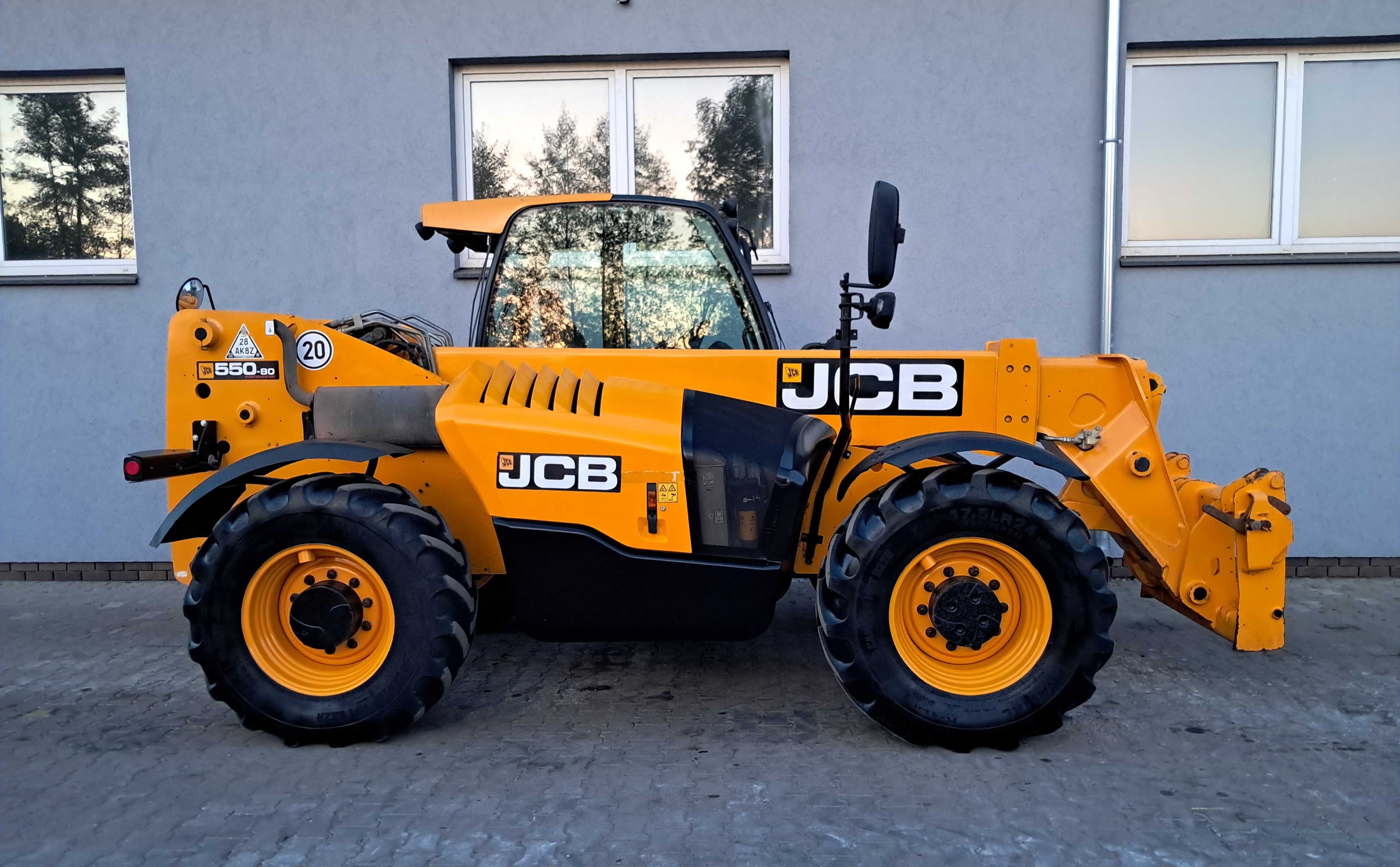 JCB 550-80WM KLIMA Ostatnie Wydanie BEZ DPF i AdBlue Ładowarka 5T 8m