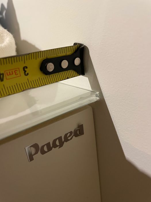 biurko toaletka biała szklany blat paged melody