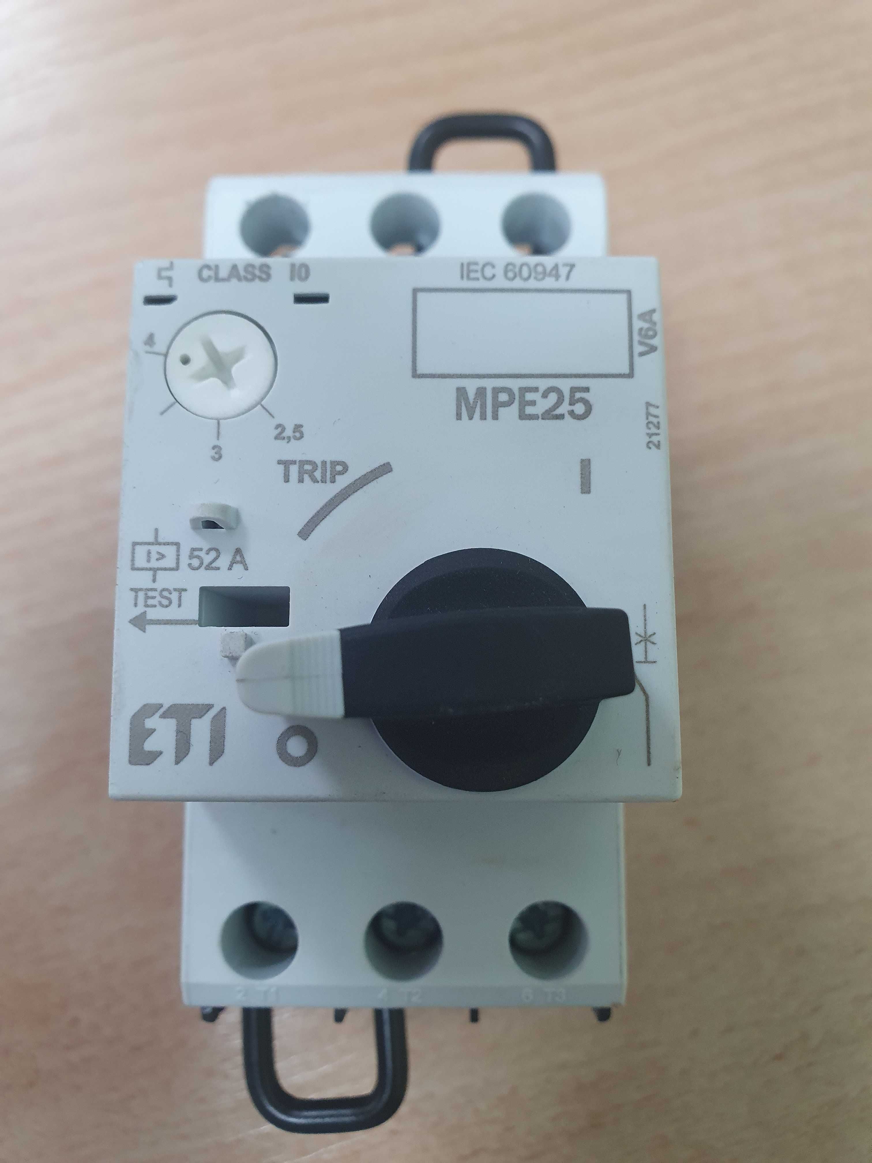 Автоматический выключатель защиты двигателей MPE25-4 (1,6)