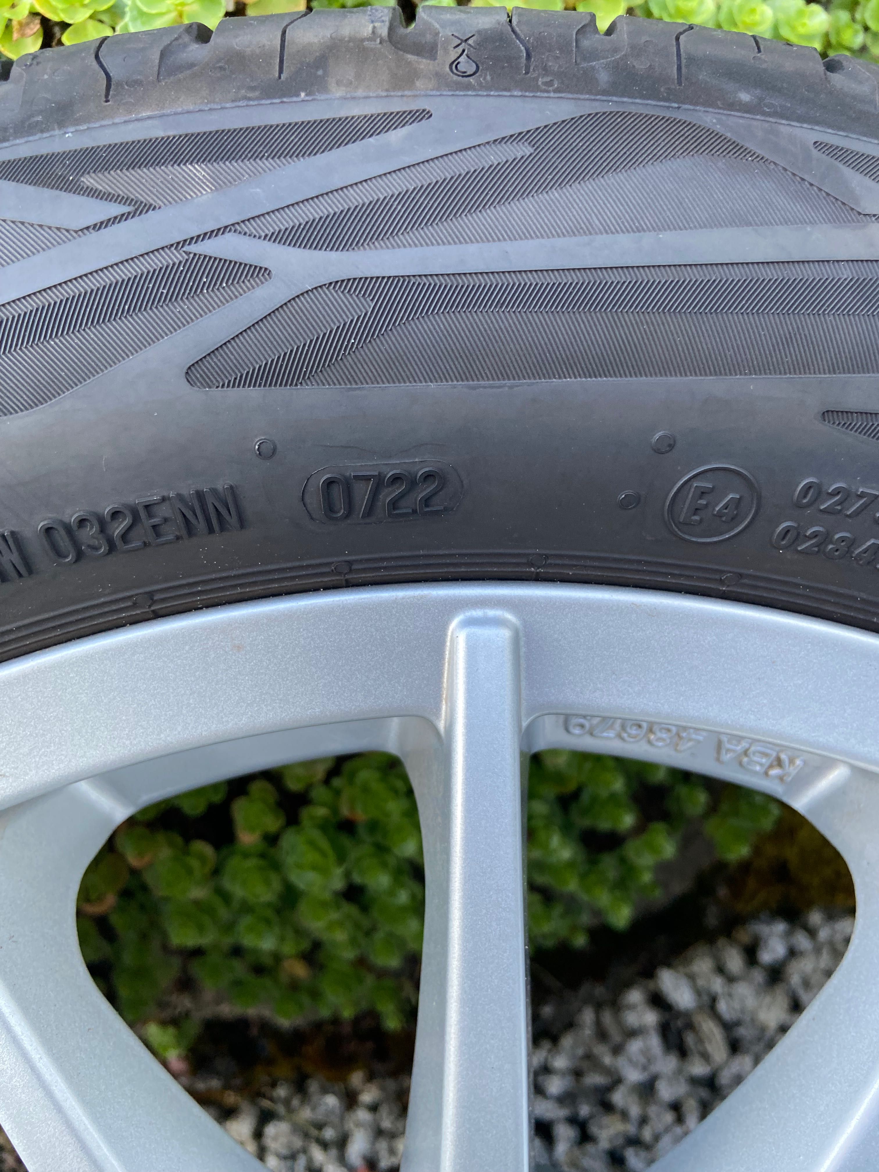 Felgi aluminiowe 17” TEC + opony Continental EcoContact 6 215/55 R17