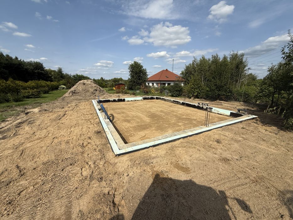 Usługi koparka 9t, minikoparka 2t prace ziemne, wiertnica, młot