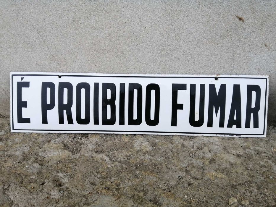 placa esmaltada, placa seguro ferro fundido