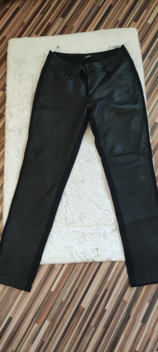 Комбіновані штани ( джинси та натуральна шкіра)