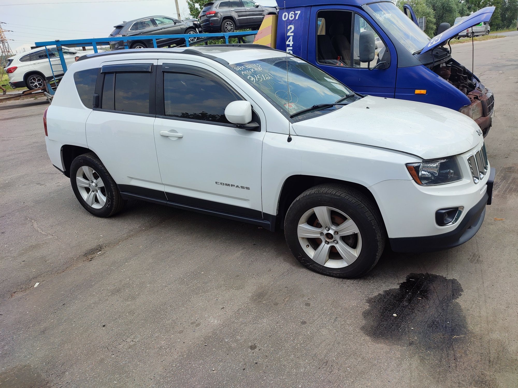 РАЗБОРКА JEEP COMPASS 11-16 год капот, крыло, фара, бампер, усилитель,