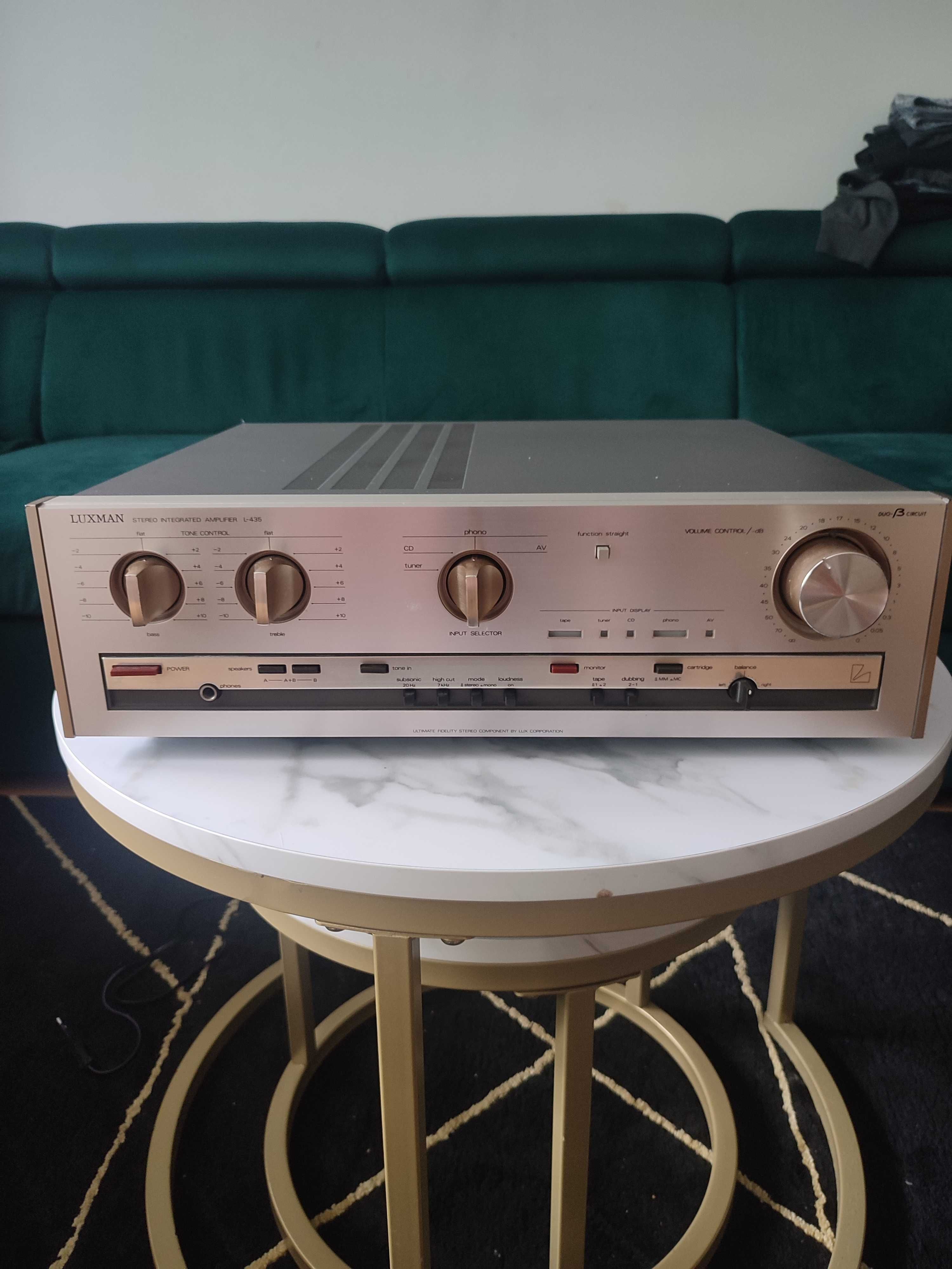 Luxman l435 wzmacniacz vintage