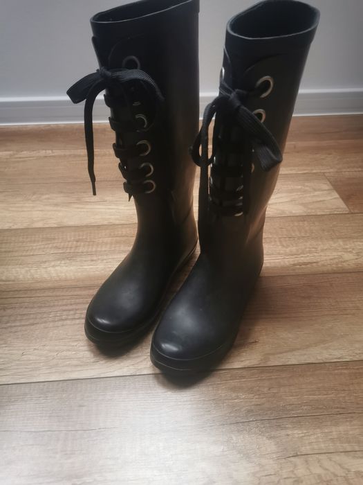 Kalosze czarne długie 38