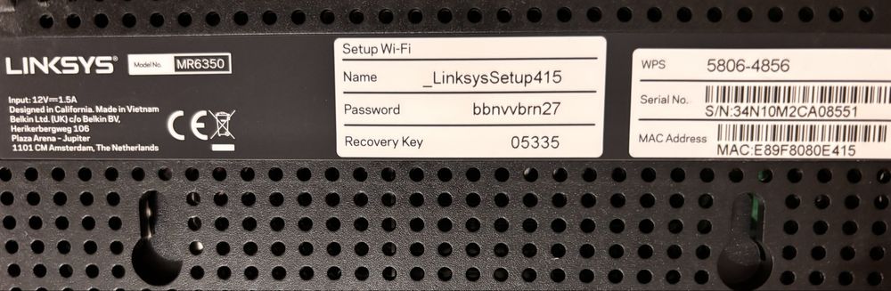 Linksys MR6350 Dual-Band mesh WI-FI 5
