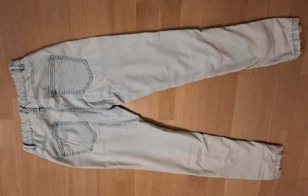 Cienkie spodnie dżinsowe jeans 158 Reporter Young dla dziewczynki