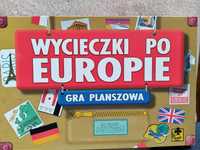 Wycieczki po Europie, gra planszowa, stan bdb, okazja!