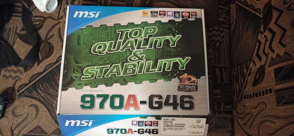 Материнська плата MSI 970A-G46 AM3+