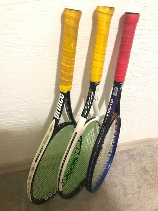 Ракетка тенісні, три шт.