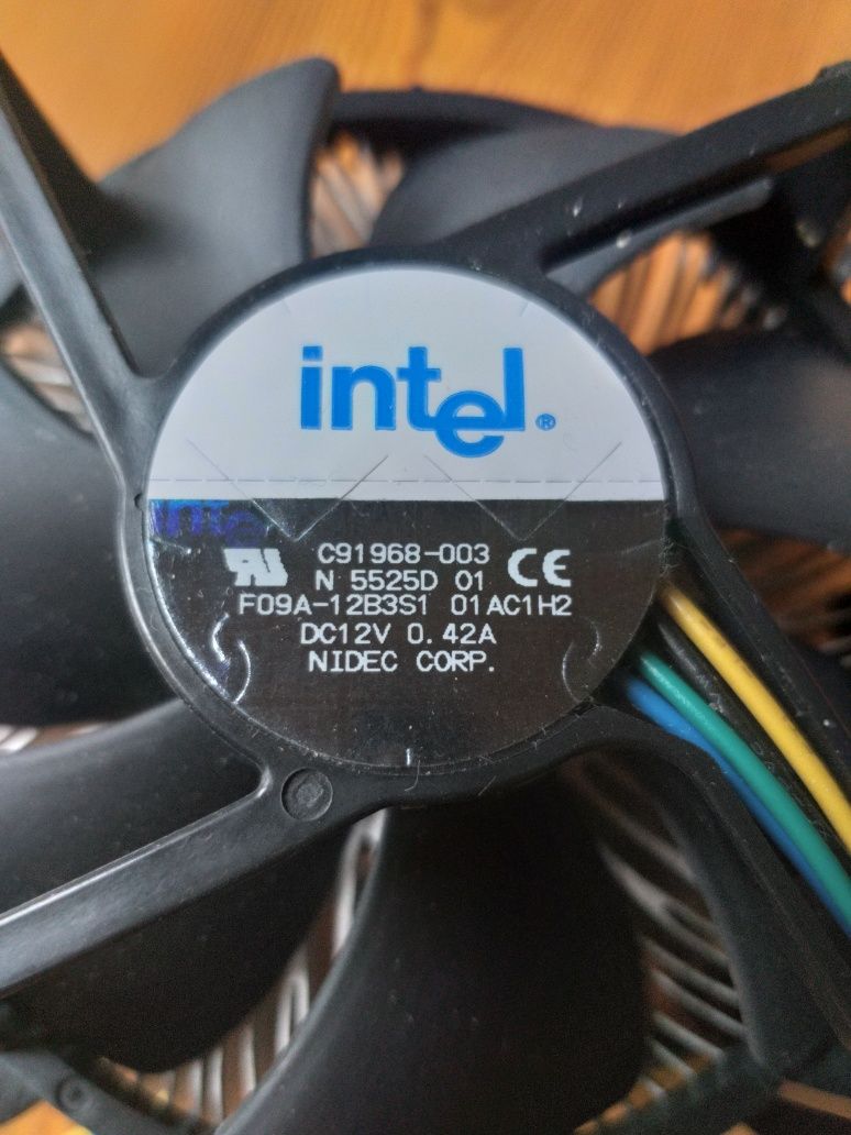 Wentylator procesora komputera Intel