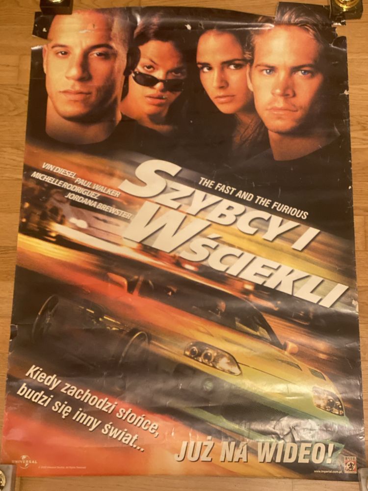 Plakat filmowy Szybcy i Wściekli