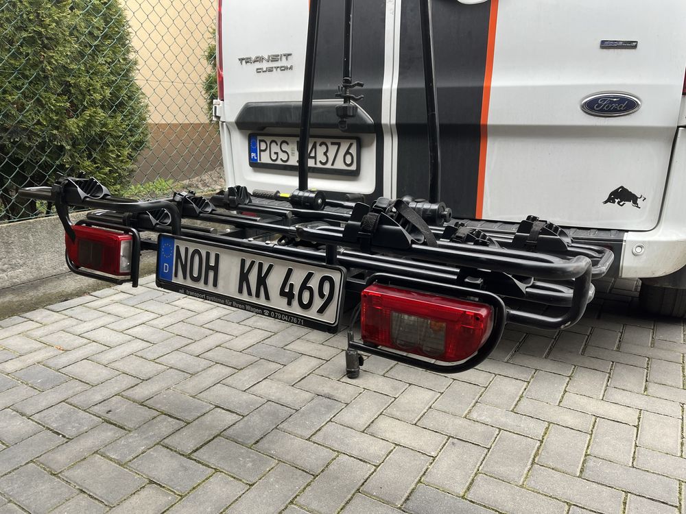 Bagaznik rowerowy na hak MFT udzwig 80kg uchylny antykradz thule