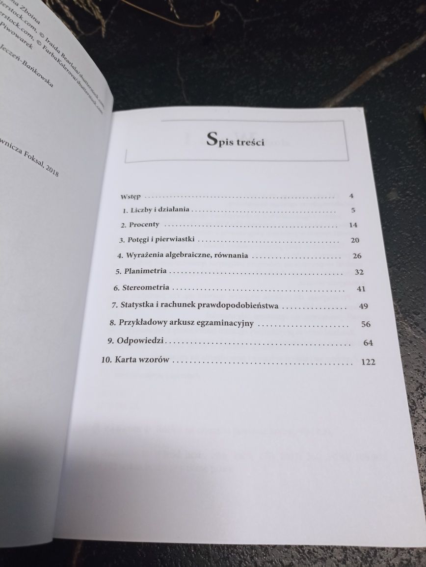 książka Egzamin ósmoklasisty matematyka język polski