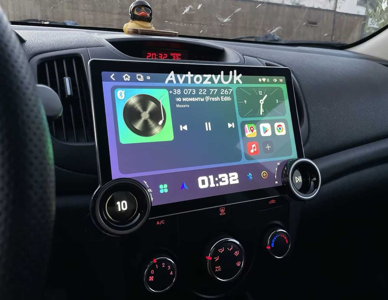 Магнитола CERATO Kia GPS USB 2 din дин Кіа Церато CarPlay Android 14