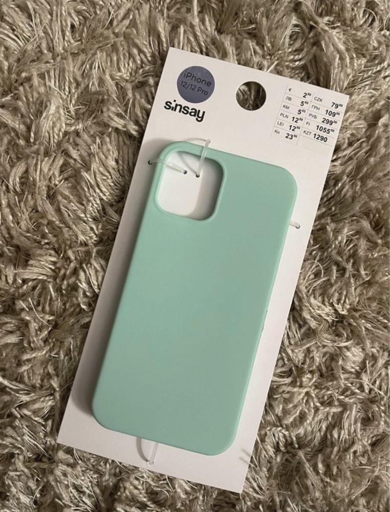Etui case iphone 12 12pro zielone miętowe fioletowe