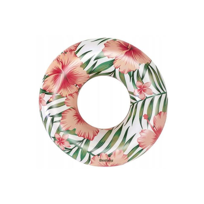 Dmuchane Koło Do Pływania 119 Duże Kwiaty Plażowe