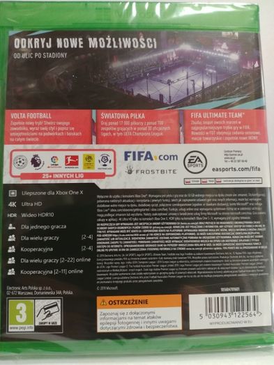 FIFA 20 na xbox one (Polska dystrybucja)(grywanda.pl)