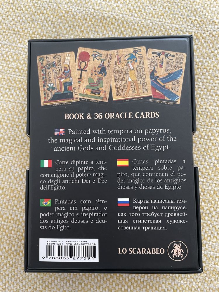 Tarot Egyptian GODS - Novo