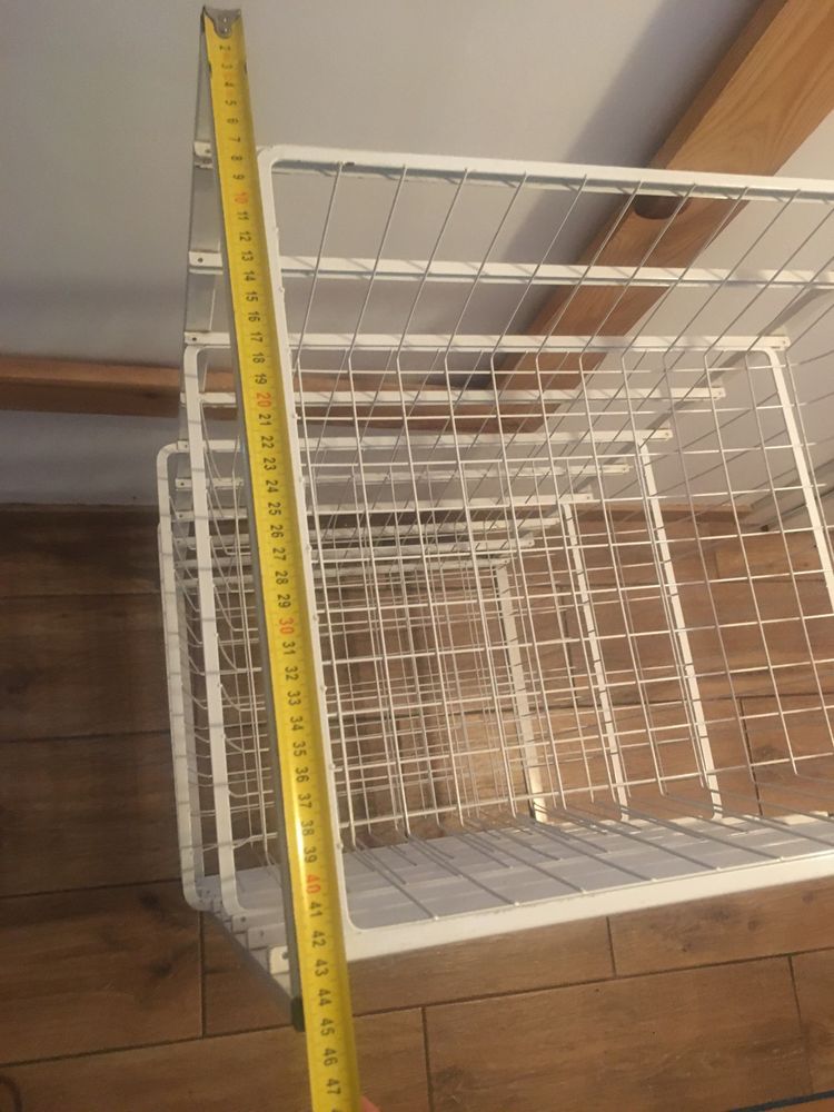 Ikea metalowa półka z szufladami garderoba