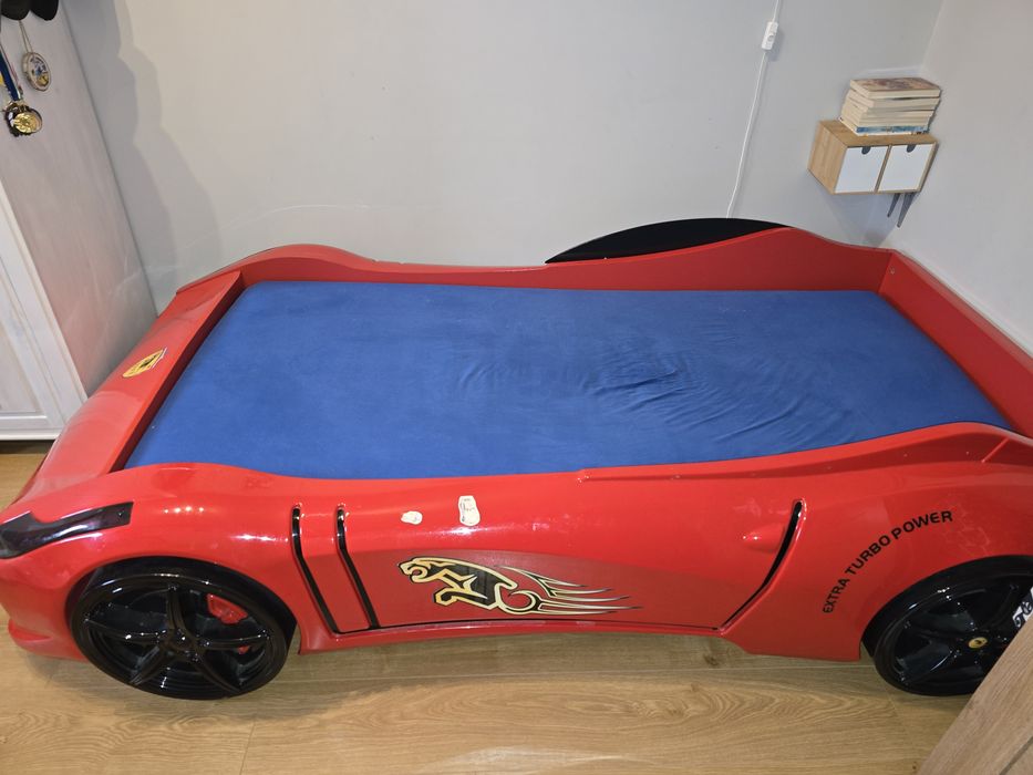 Łóżko 190x90 samochód auto kluczyk muzyka dźwięki
