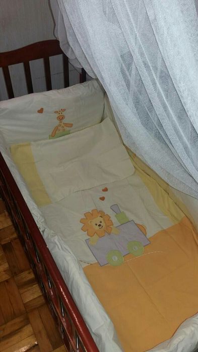 Кроватка детская деревянная Geoby