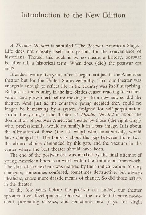 American Theater - Postwar