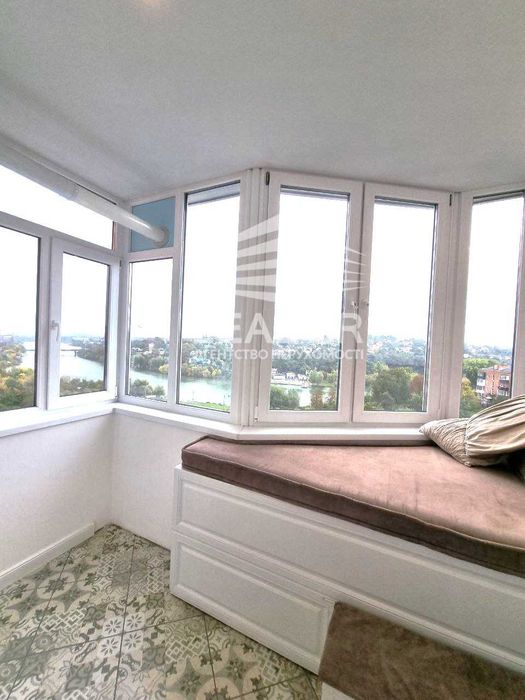 Сдам 1к.Панорамний вигляд на річку!Кондиціонер,Гардероб.Сигналізація!