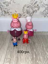 Фігурки Peppa Pig ABD, папа, мама, родина.
