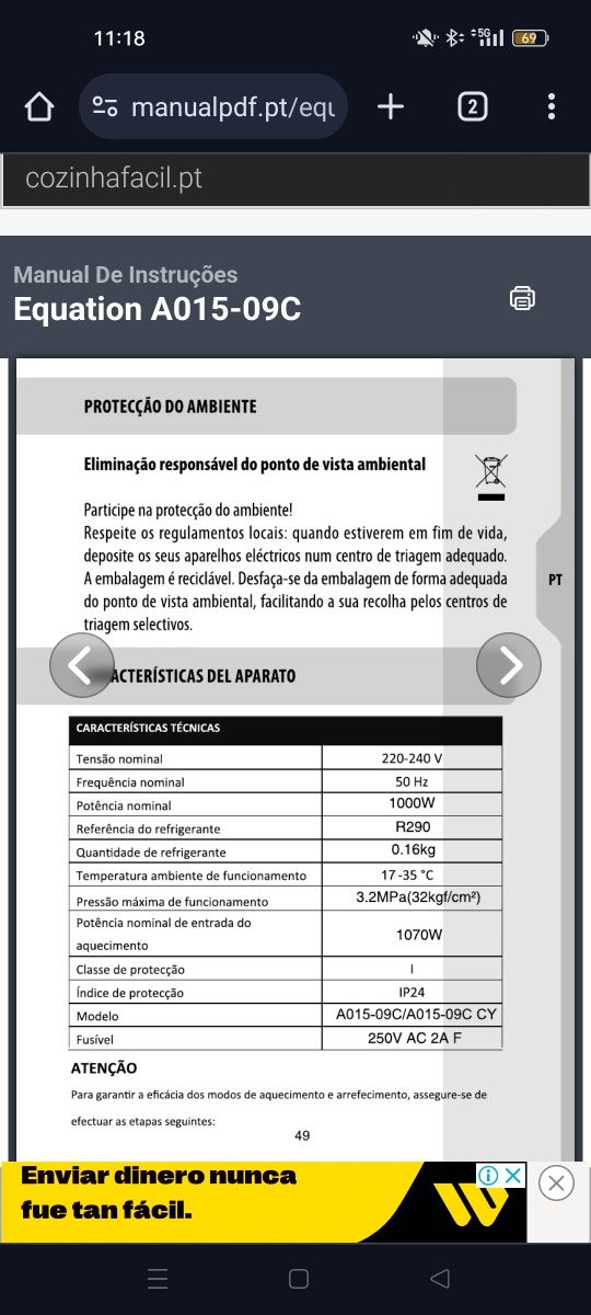 Ar condicionado portatil