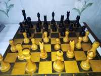 Шахматы винтажные большие деревянные шахи