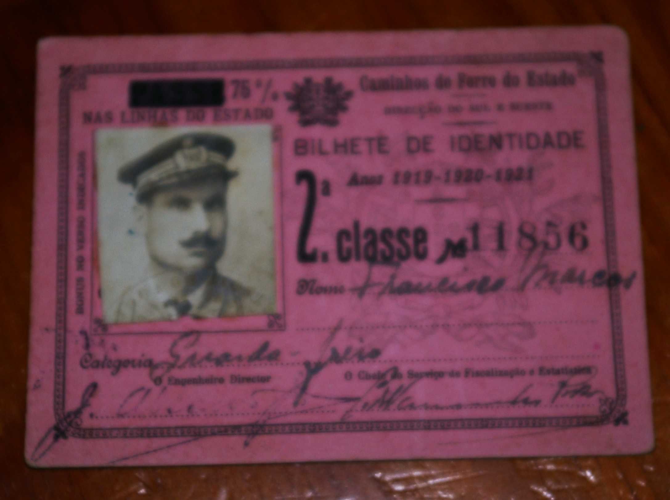 COLECIONADORES!! Passes Ferroviários do século 20 (1919, 20 e 21).