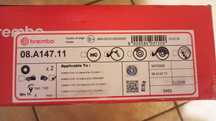 Nowe tarcze i klocki hamulcowe Honda Civic Sedan VIII