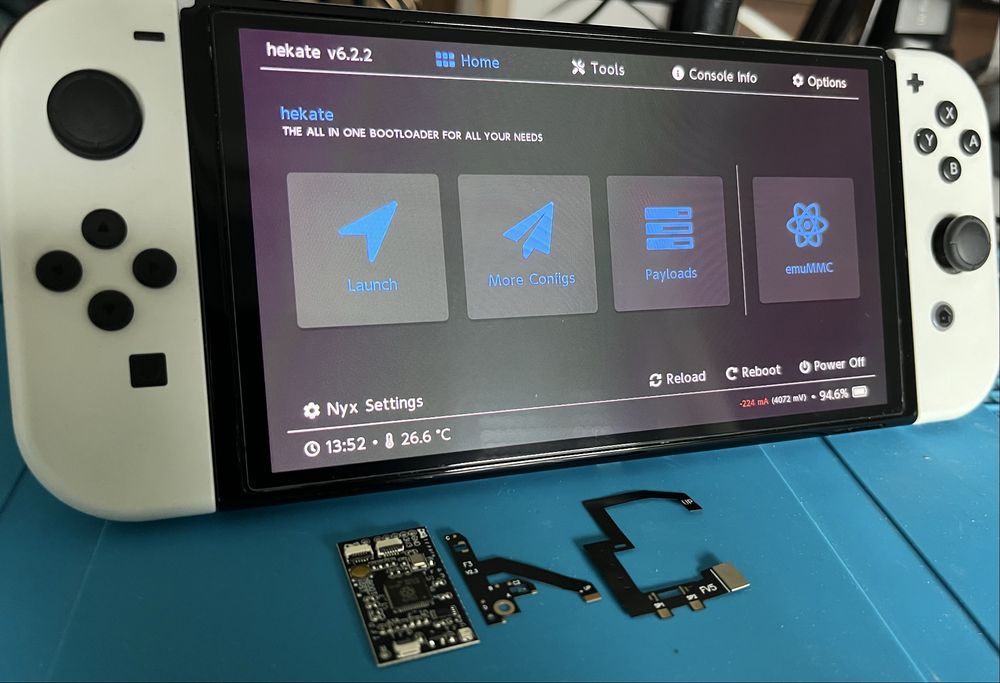 Chip PICOFLY TFP PRO do Nintendo OLED/PRZERÓBKA/Kamikaze/Atmosphere