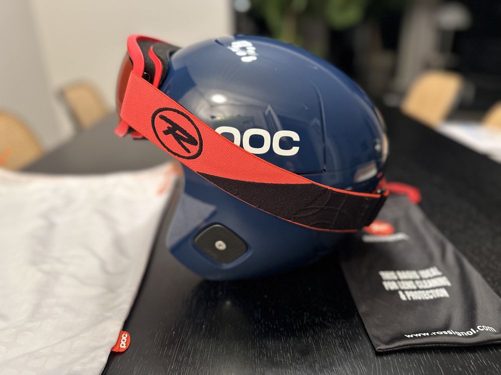 Kask Narciarski POC Skull Orbic x SPIN z goglami Rossignol