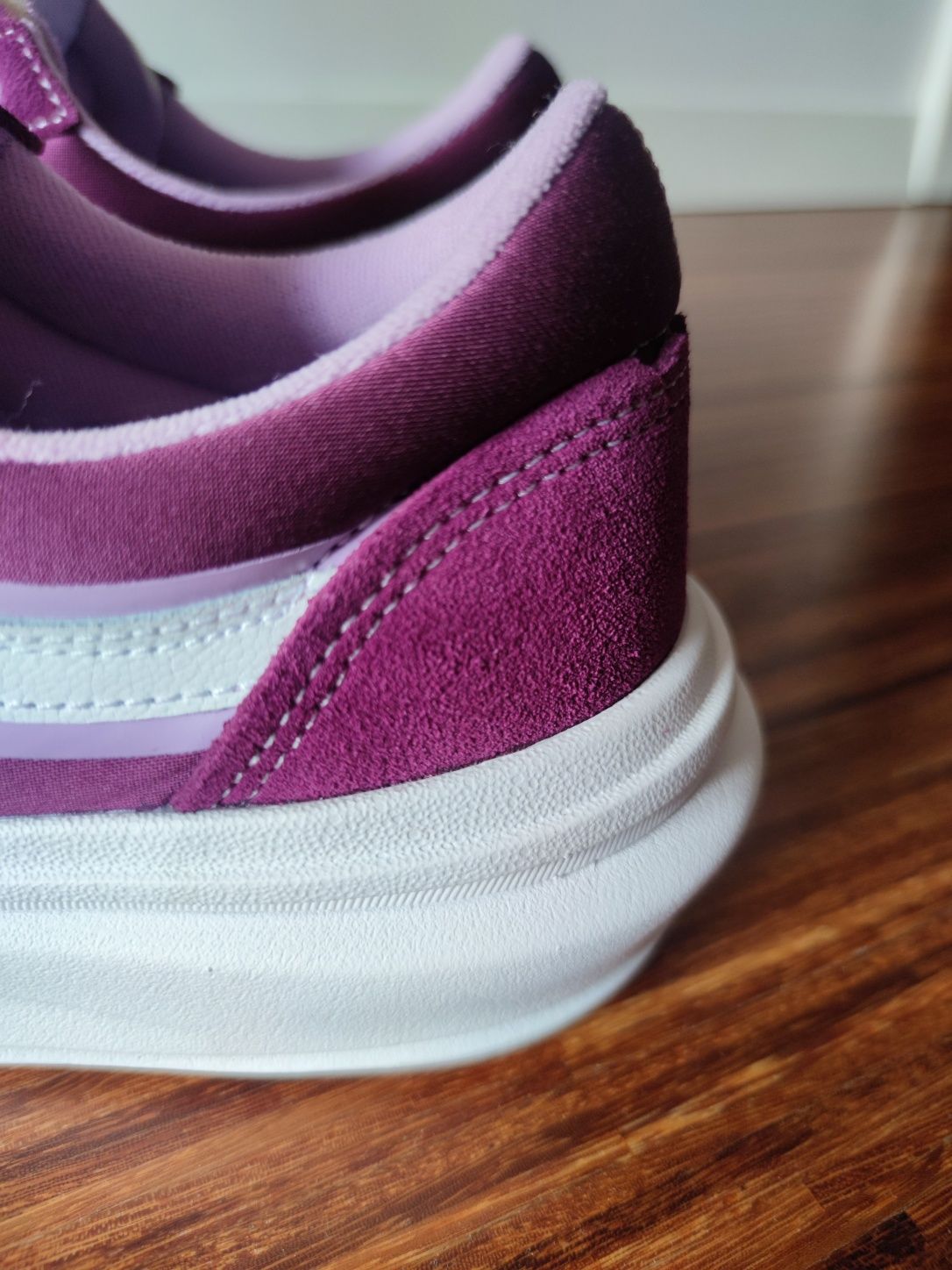 Skórzane (zamszowe) buty Vans na grubych podeszwach Nowe 100 zł TANIEJ