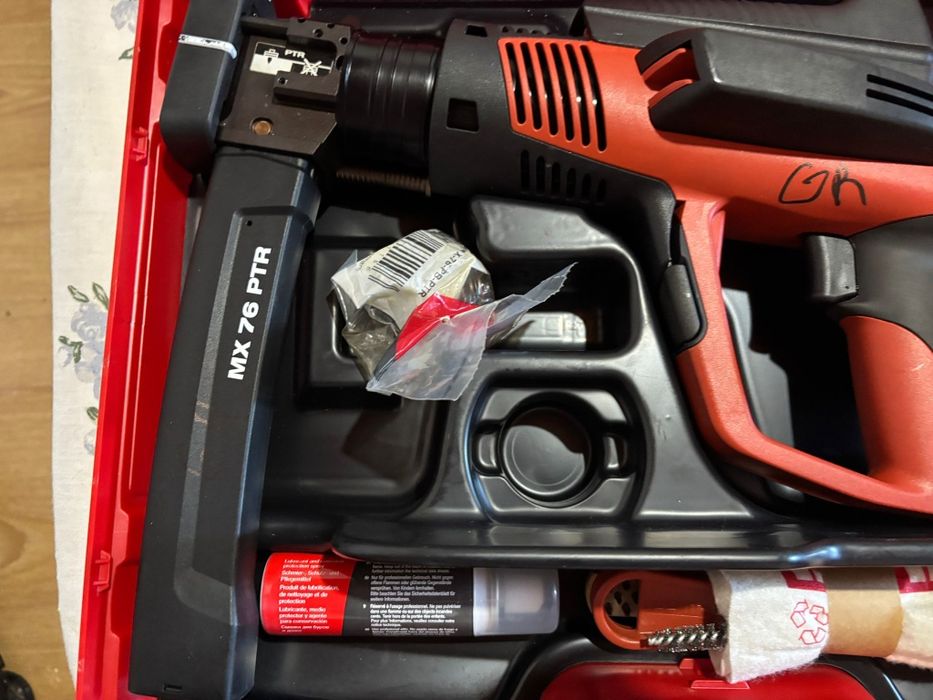 Hilti DX 76 PTR – Pistola de Fixação de Alta Performance + Acessórios