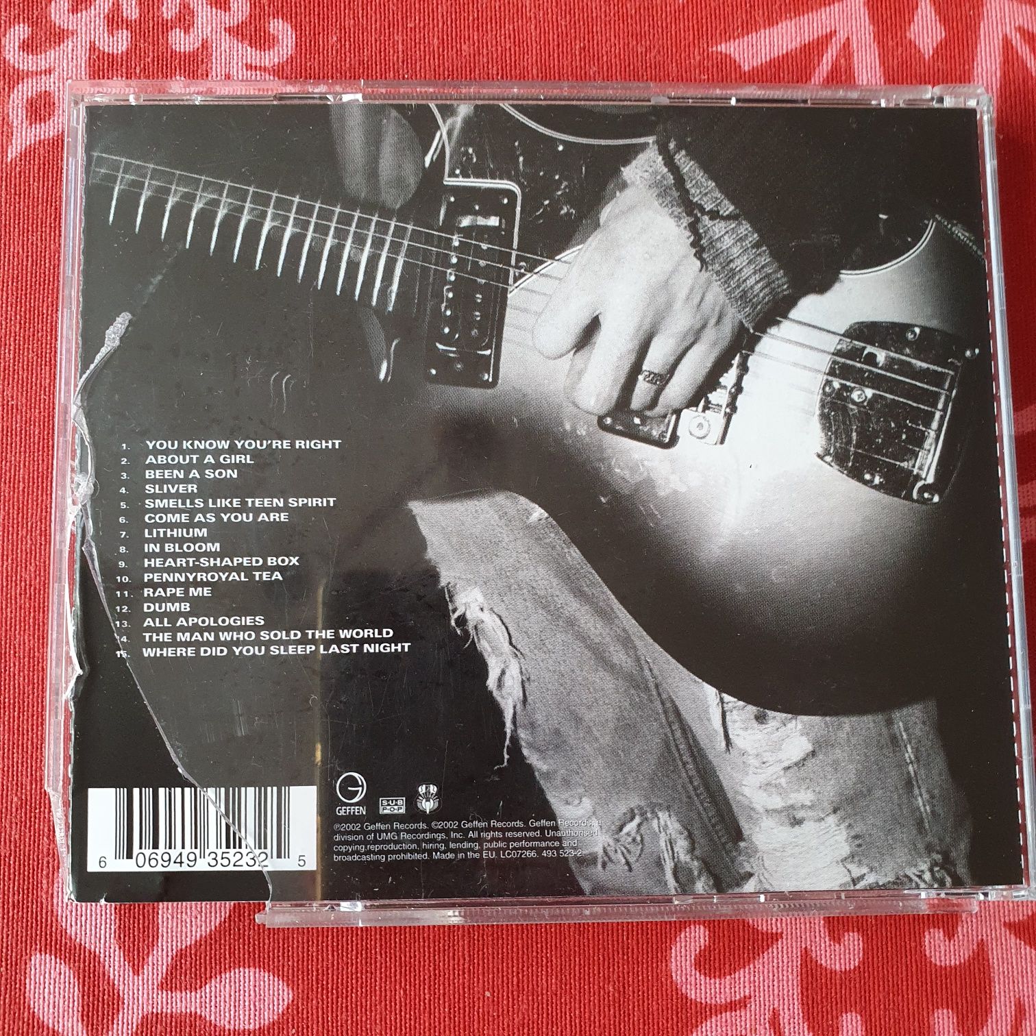 Płyta CD grupy Nirvana